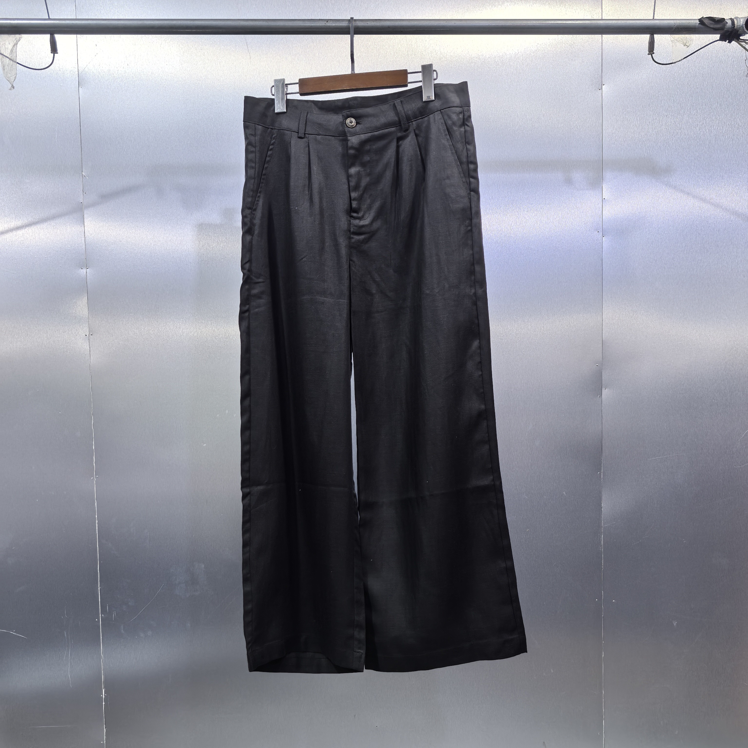 P04-122323-OCL春秋款时尚复古宽松垂感百搭舒适阔腿休闲裤