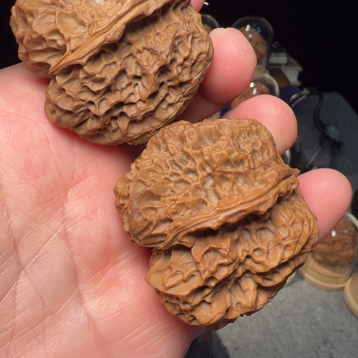 文玩核桃把件蛮荒古蟾44mm