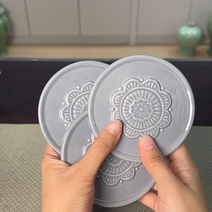 龙泉云间青瓷小米茶器