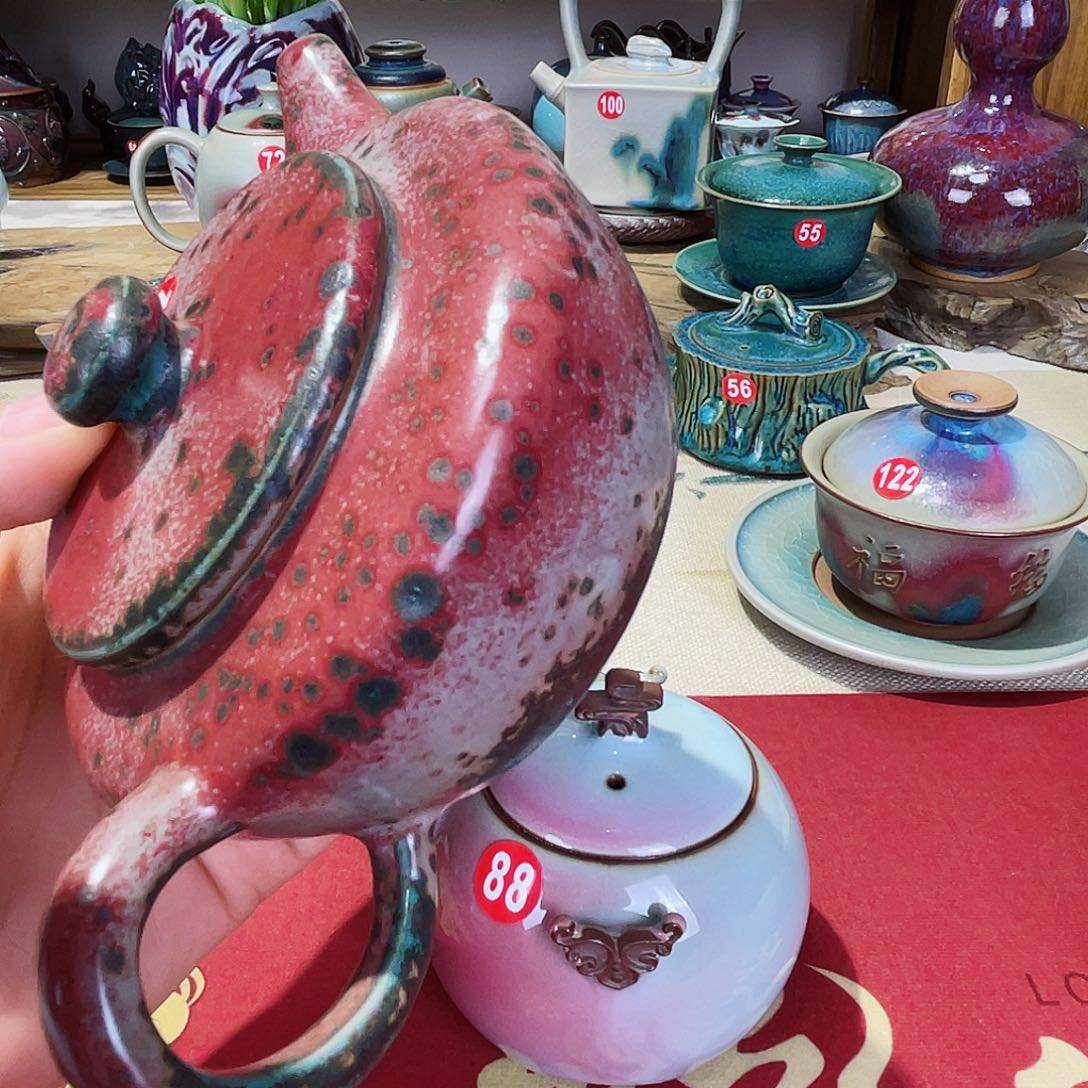 壶禹**同禹州钧瓷艺术作品