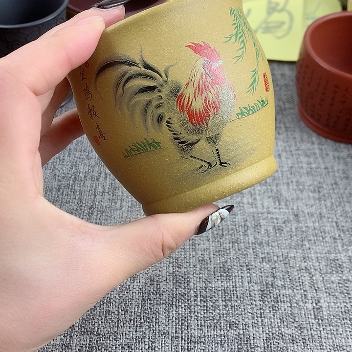 紫砂茶杯高端主人杯