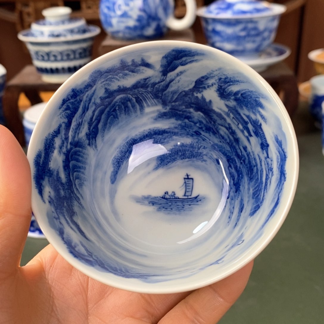 杯景德镇陶瓷手工手绘