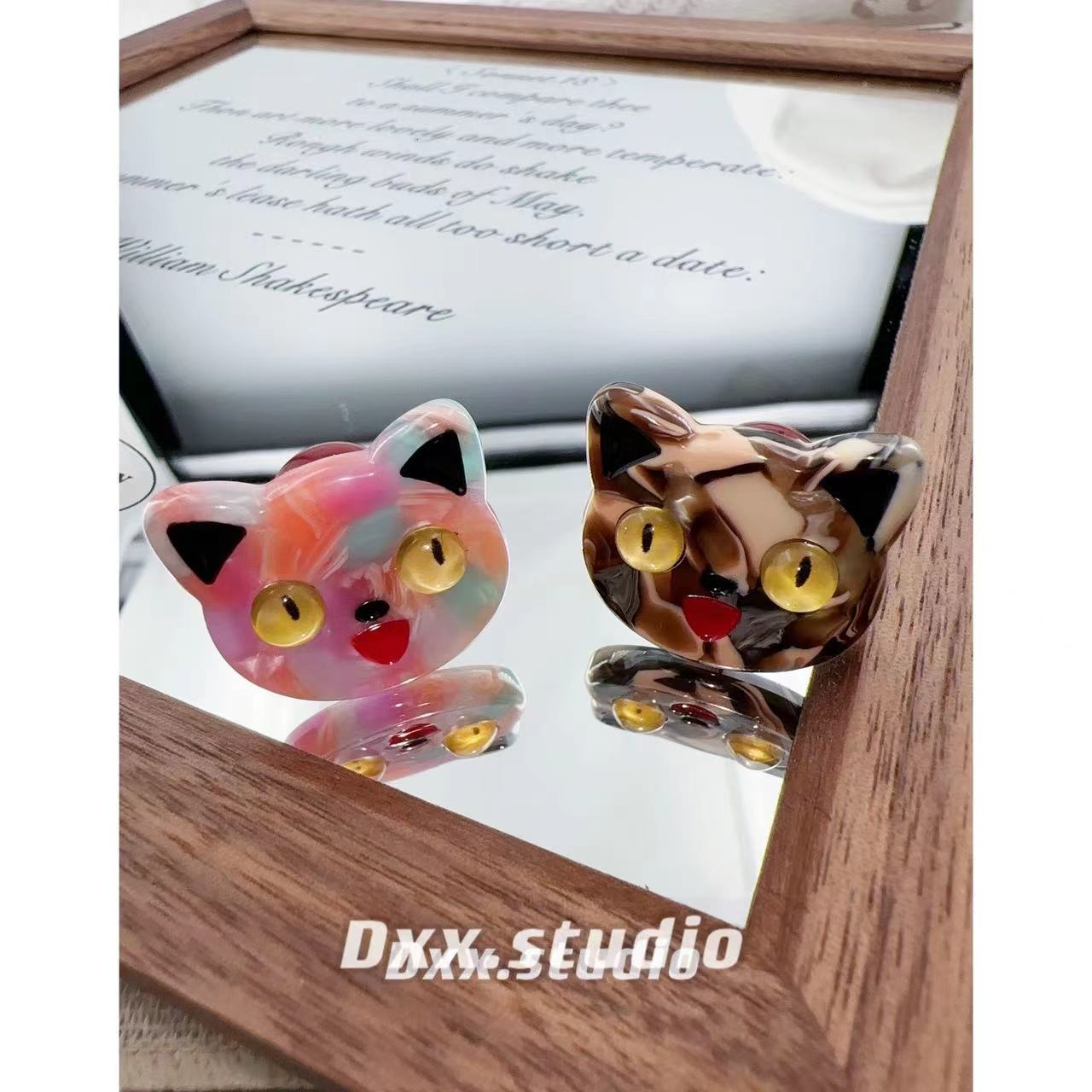 铜合金亚克力耳饰 DXX小晰饰品-新品-耳饰39534