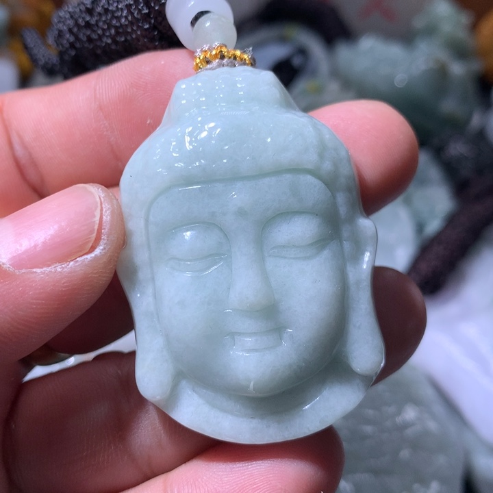 翡翠未镶嵌颈饰保真天然a货翡翠