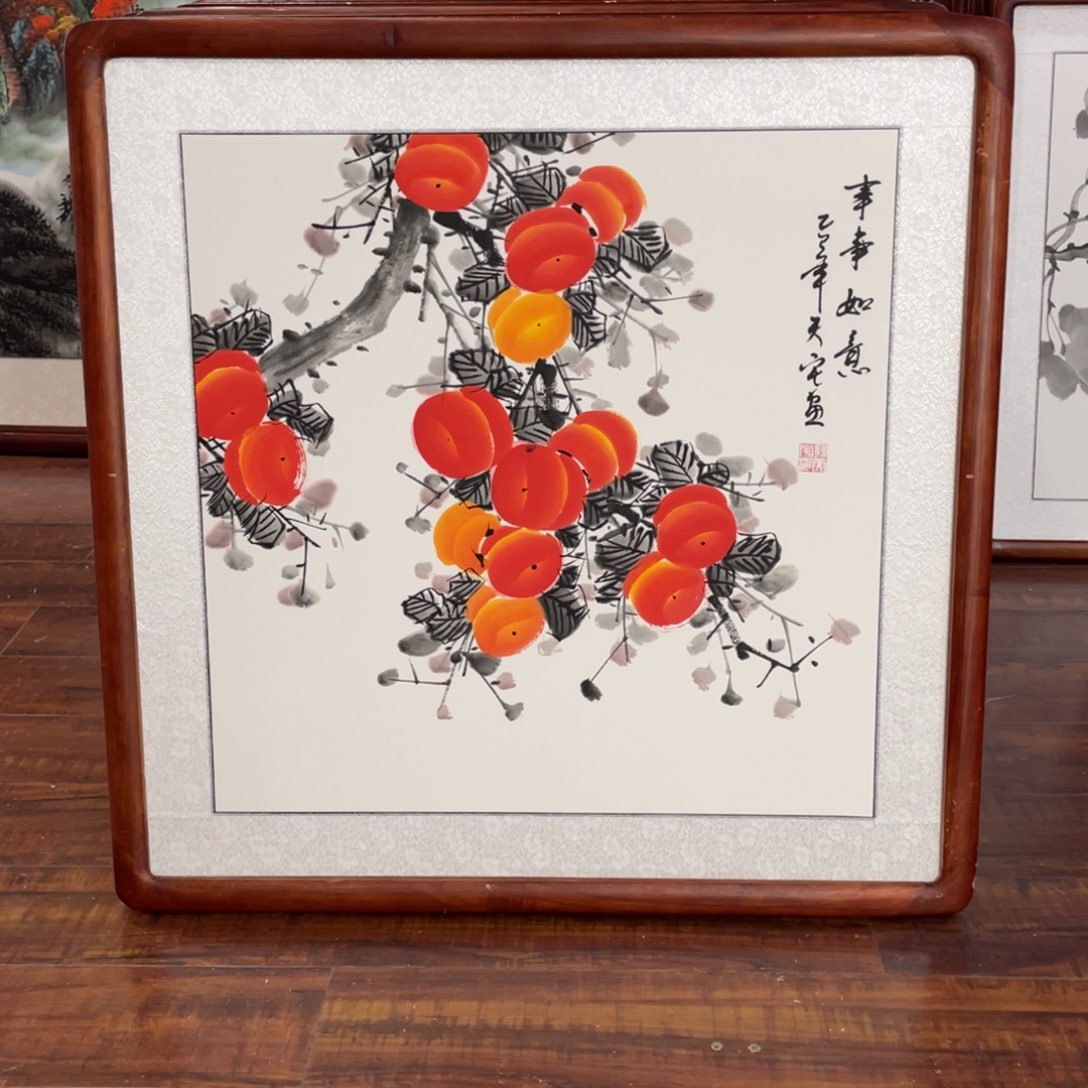 国画带框尺寸63*63厘米