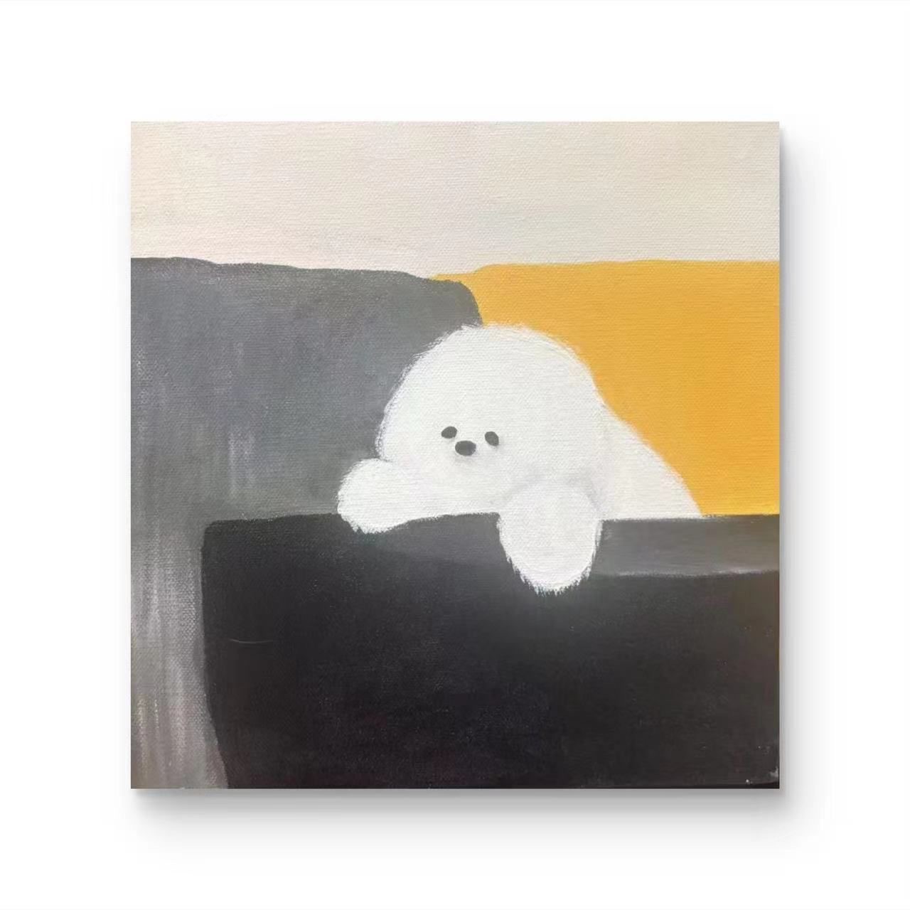 【looco狗】 “25*25” No.255 纯手绘装饰画