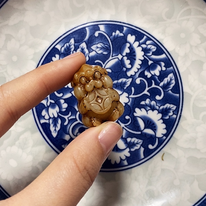 瓷片瓷片 瓷器 摆件1个