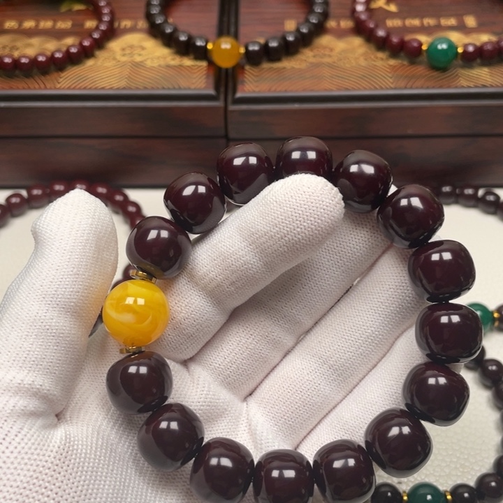 幸***哥猴头核桃吊坠猴头手串