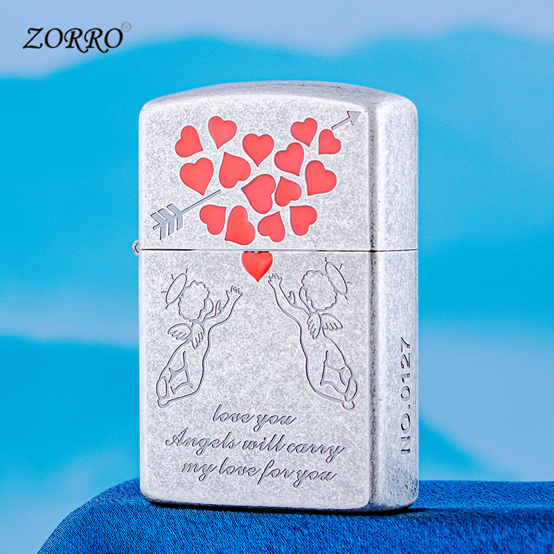 佐罗新品一见倾心夜光打火机网红时尚个性奇特高档男士礼品防风