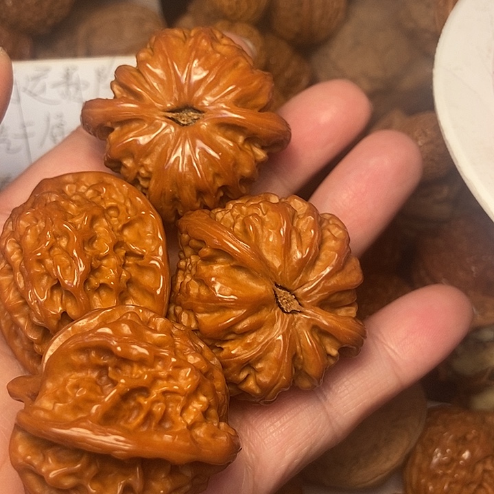 淘***鬼把件文玩核桃白42