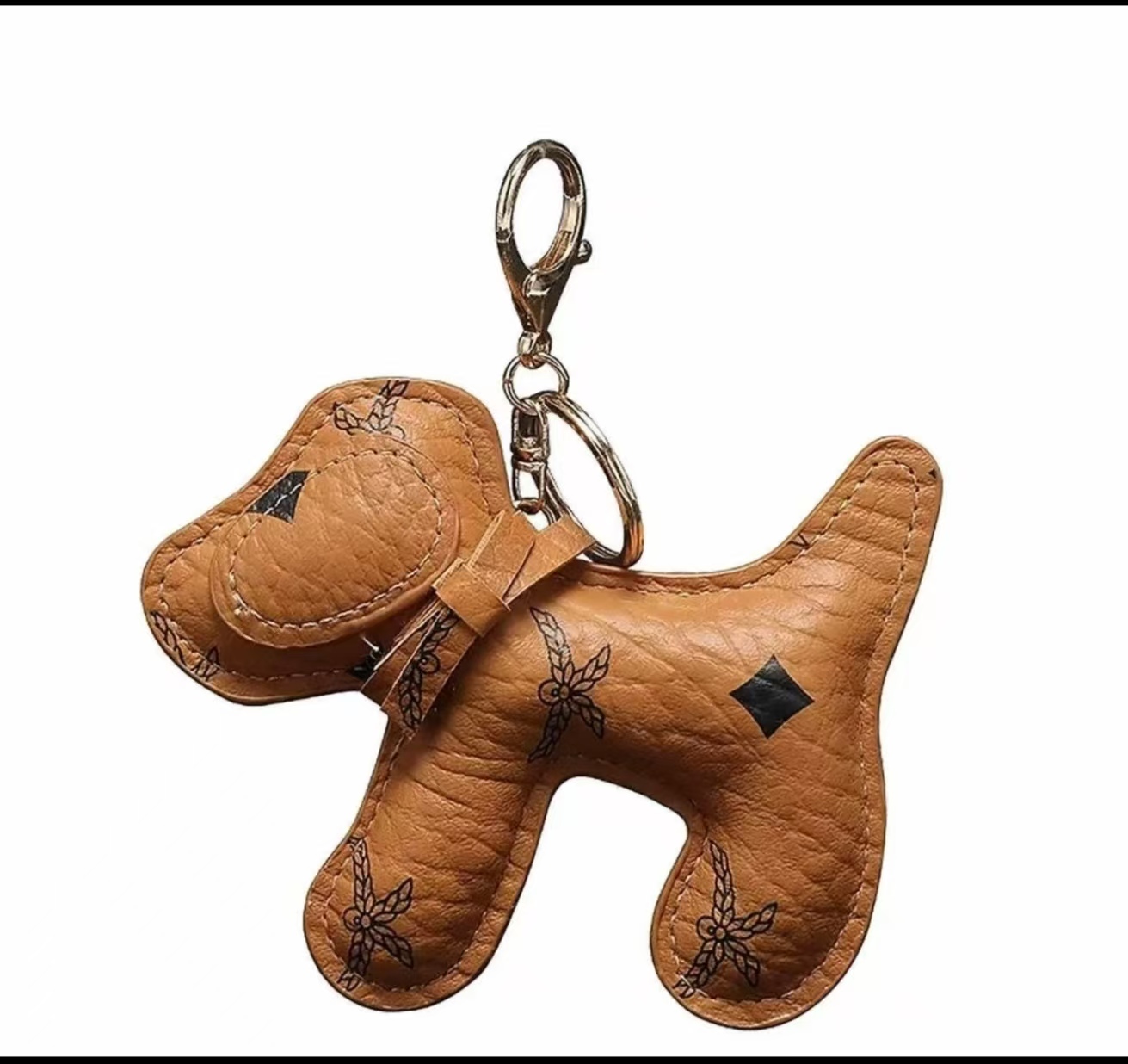 适用mcm挂件小狗菜篮子包包挂