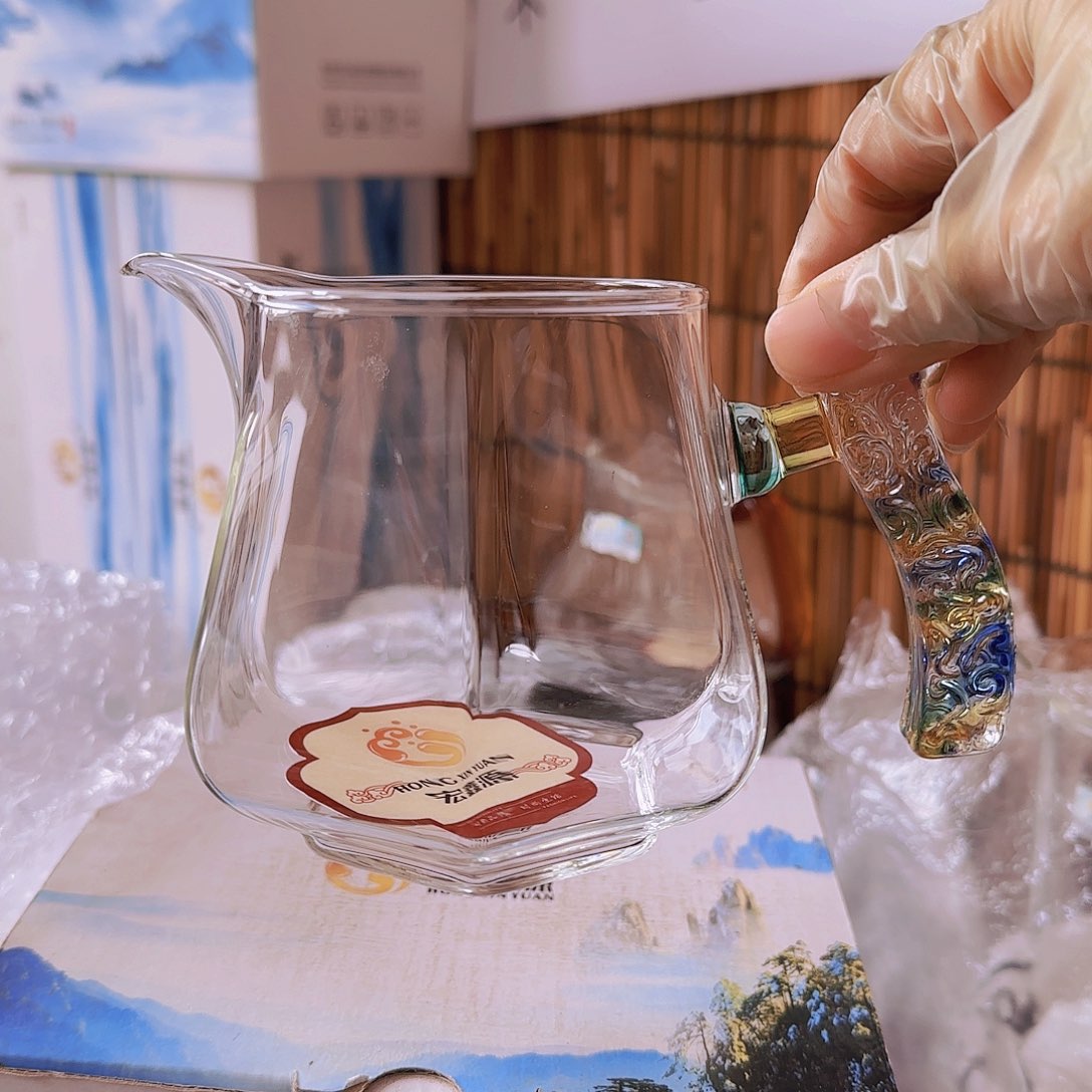 高硼硅玻璃茶水分离款G413彩韵