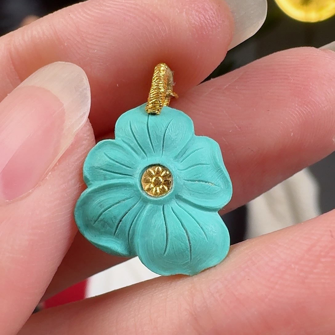 绿松石珠宝奇石未镶嵌