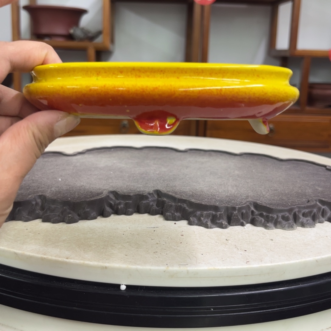 紫砂花盆瑕疵3.5-14.5-10。姐。