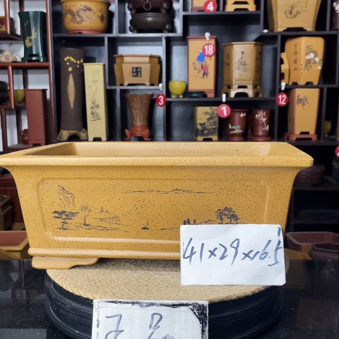 紫砂D-婉秋紫砂花盆