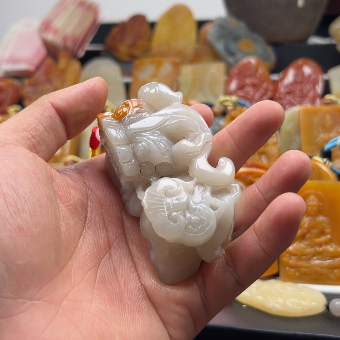 石英质玉（黄龙玉）未镶嵌多选一发货