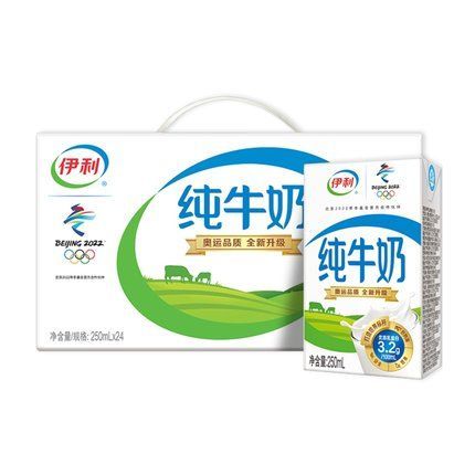伊利纯牛奶250ml*24/件