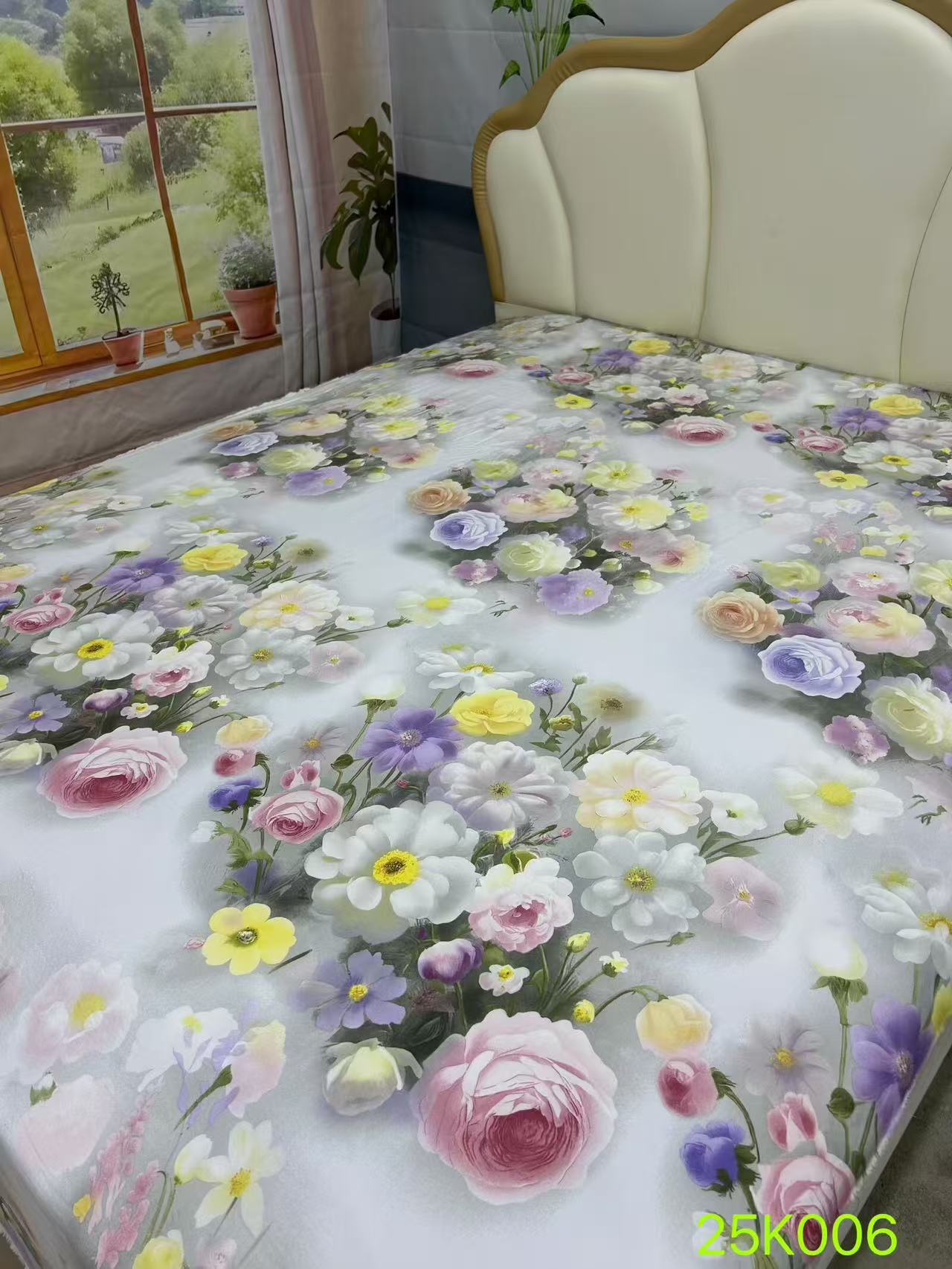 【花海布料3.5】精梳精纺亲肤小细斜纹大尺寸345*245±5cm布料不加工