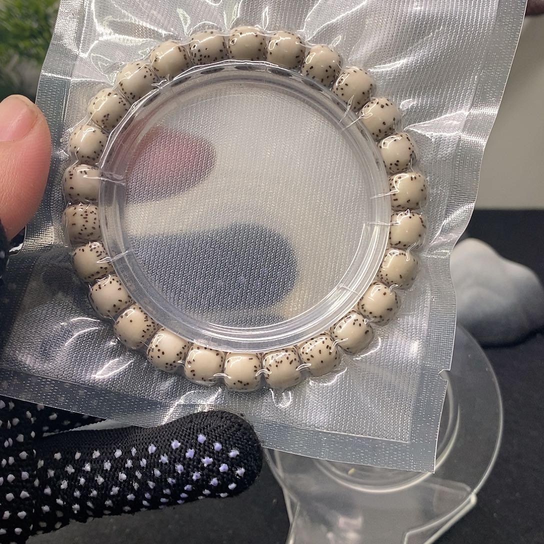 吊坠星月菩提原白侧留白9*8单