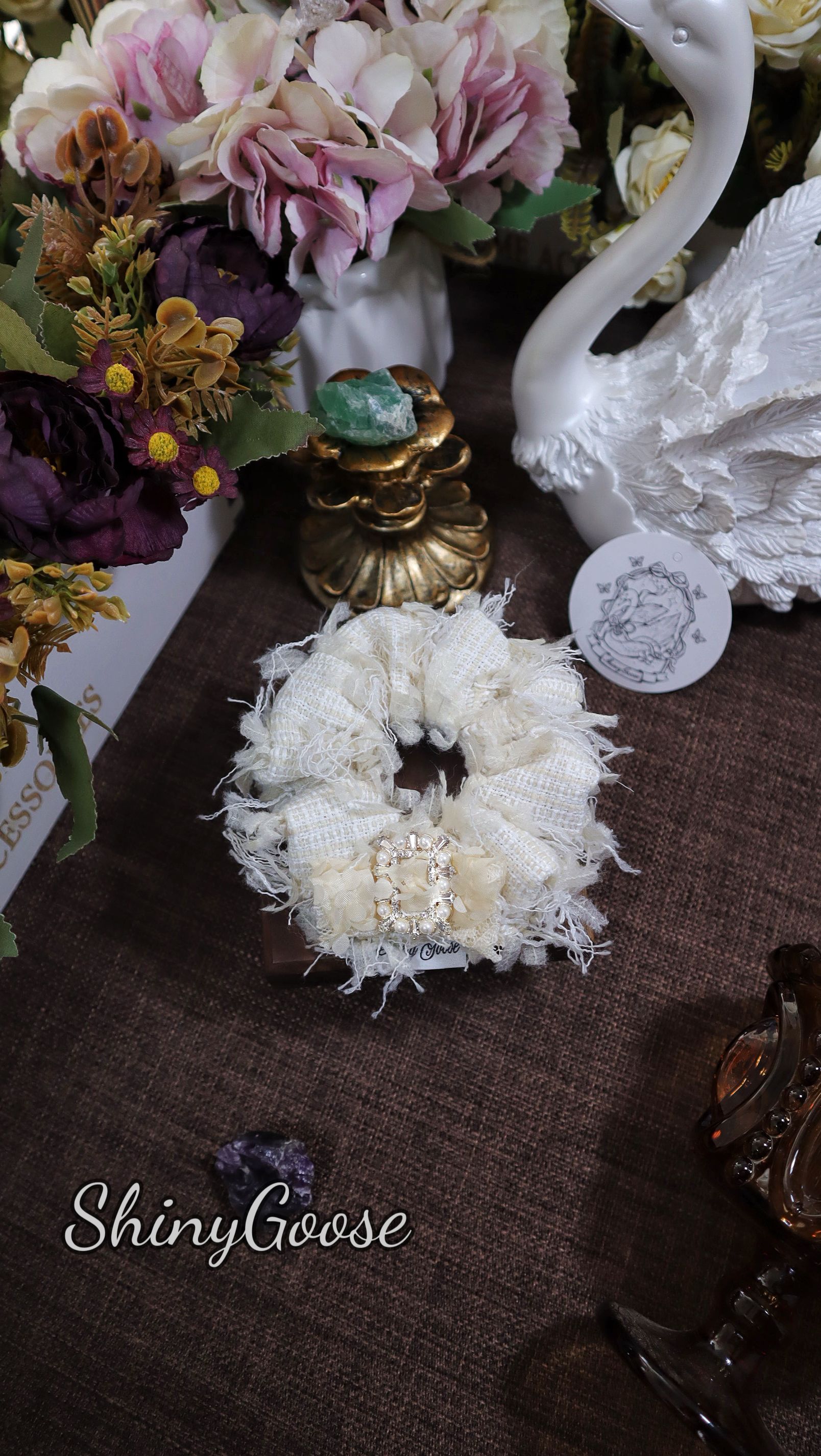 「百花骑士」原创手作发圈 小鹅饰物 Shiny Goose