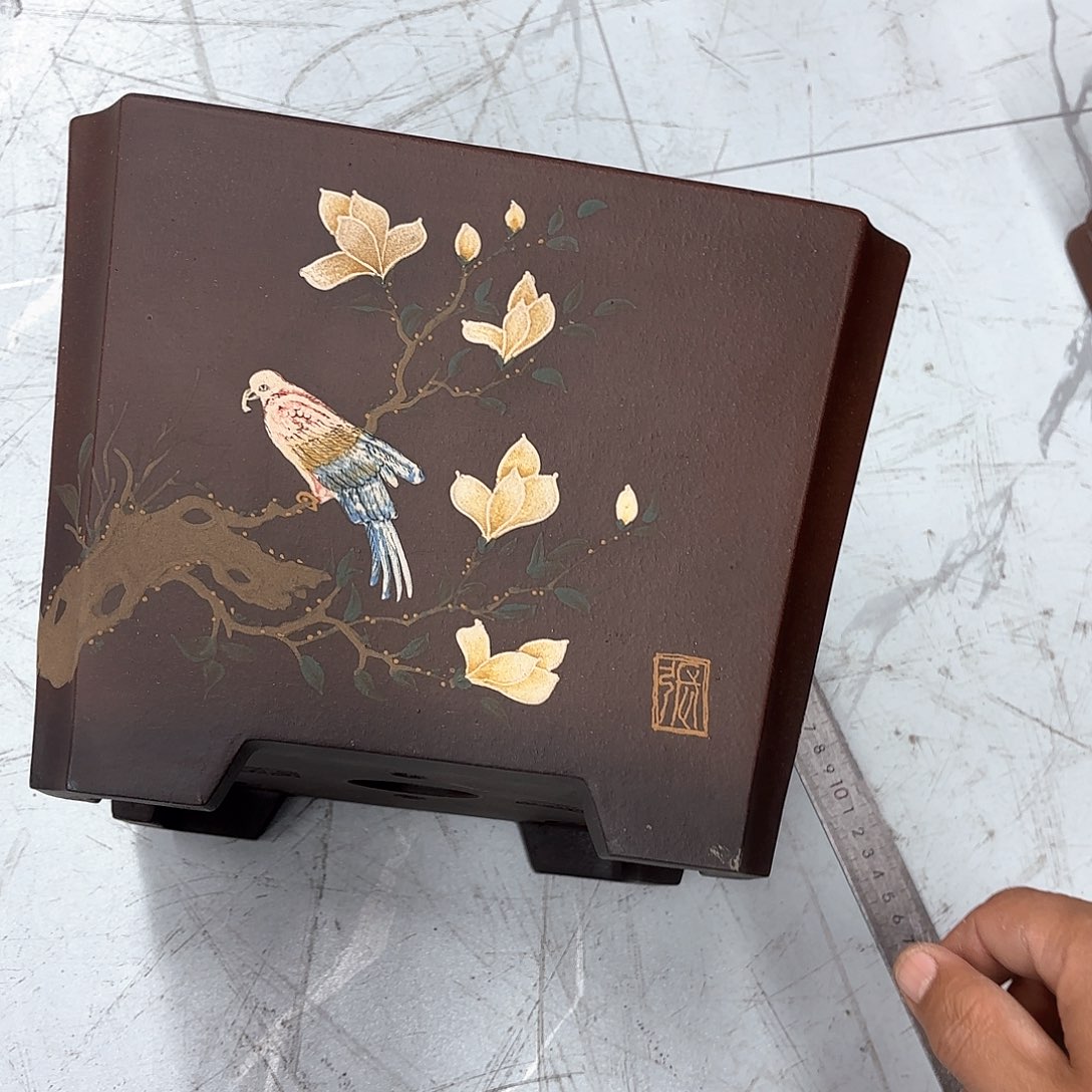 紫砂花盆紫砂的花开了没有