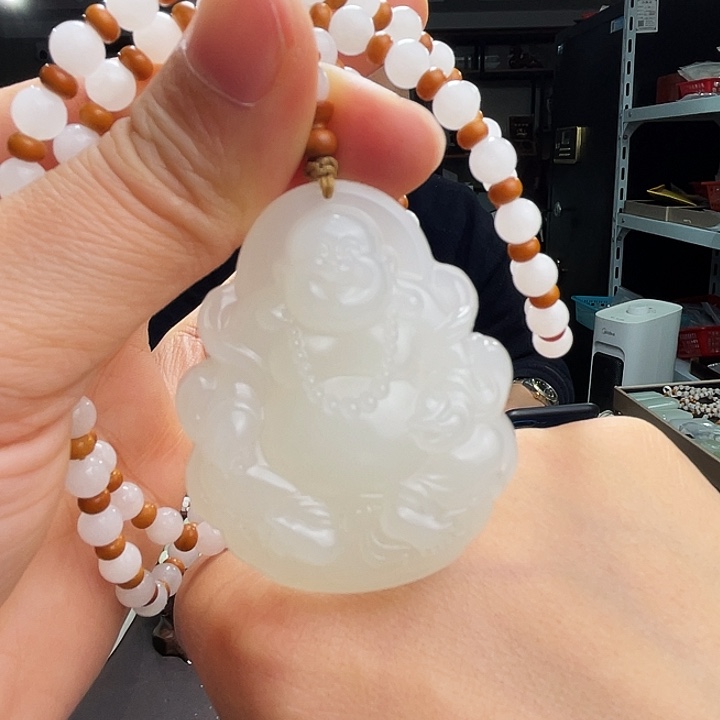 和田玉挂件未镶嵌定制发货