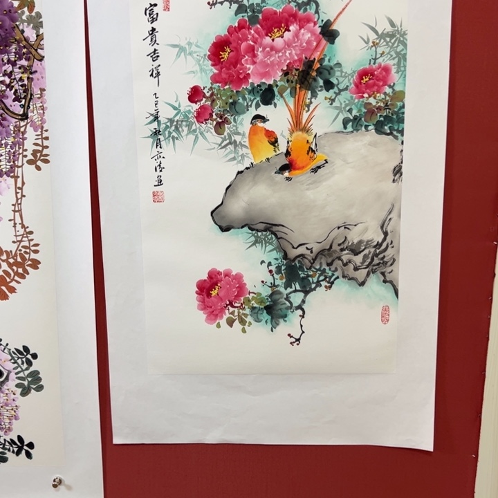 哇***扔国画精品手绘作品