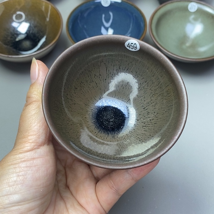 茶盏建窑建盏磨底柴烧主人杯