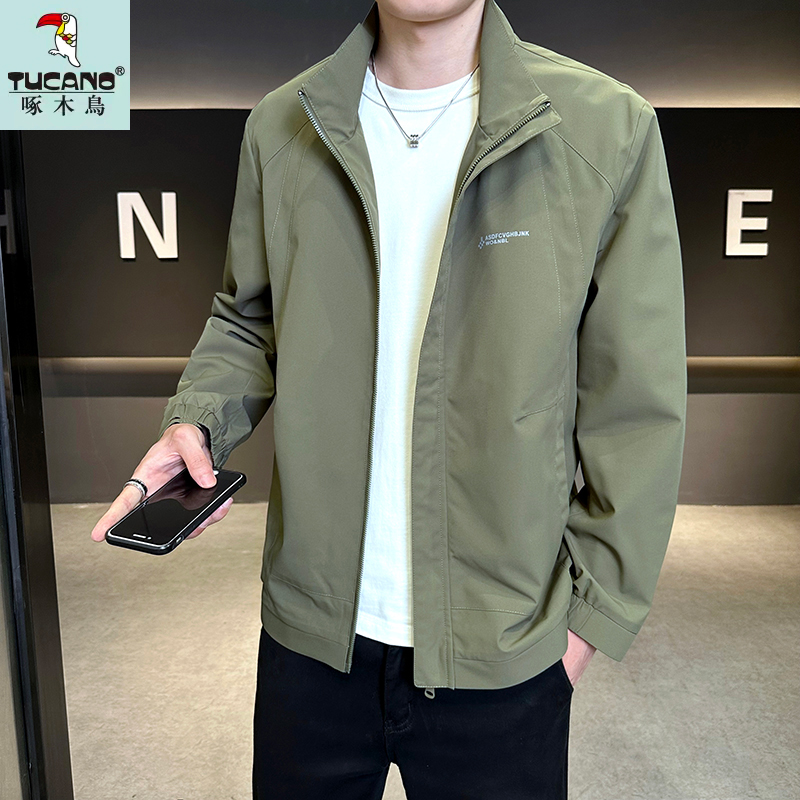 TUCANO/啄木鳥2025秋季新款立领夹克帅气潮流休闲百搭上衣外套男