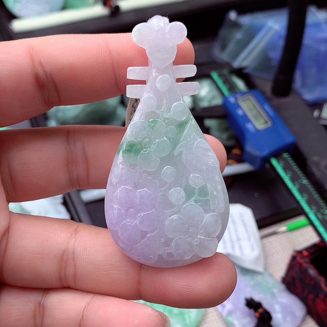 翡翠未镶嵌吊坠(不含链)凯**术