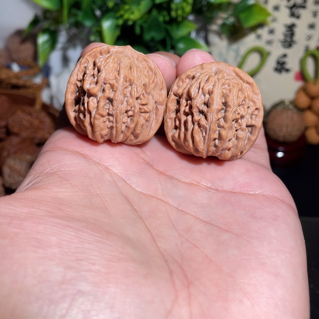 請***狂文玩核桃把件34➕四座楼