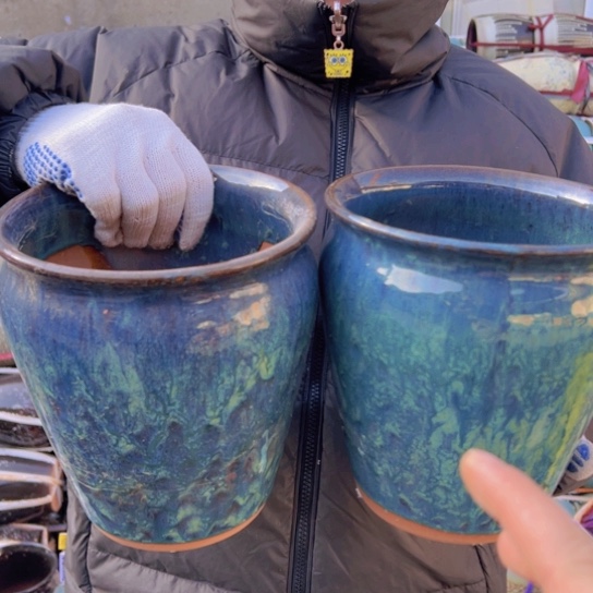 紫砂花盆高20口18————