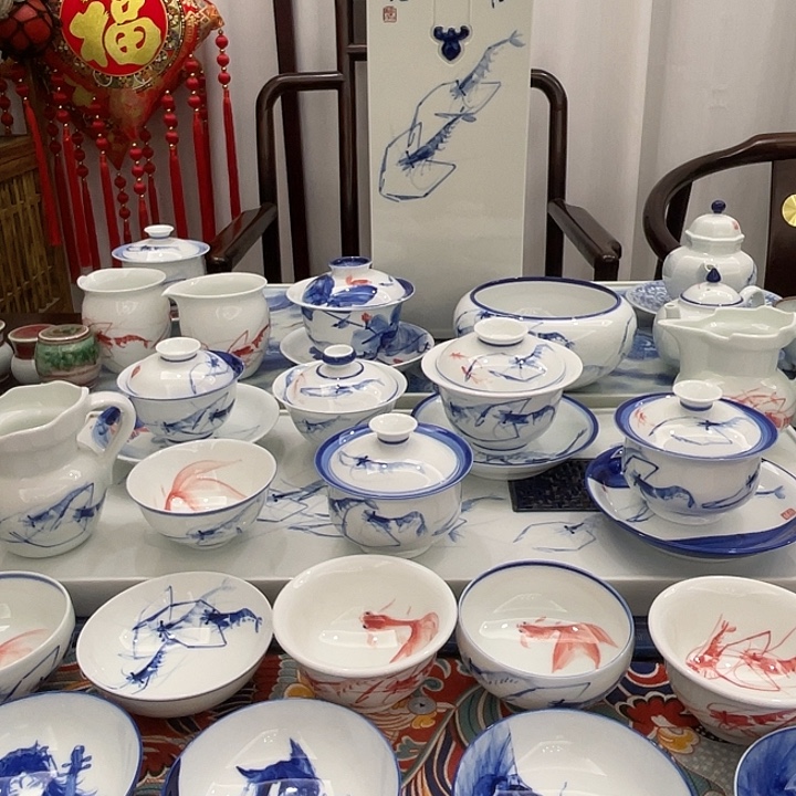 瓷上齐白石陶瓷作品
