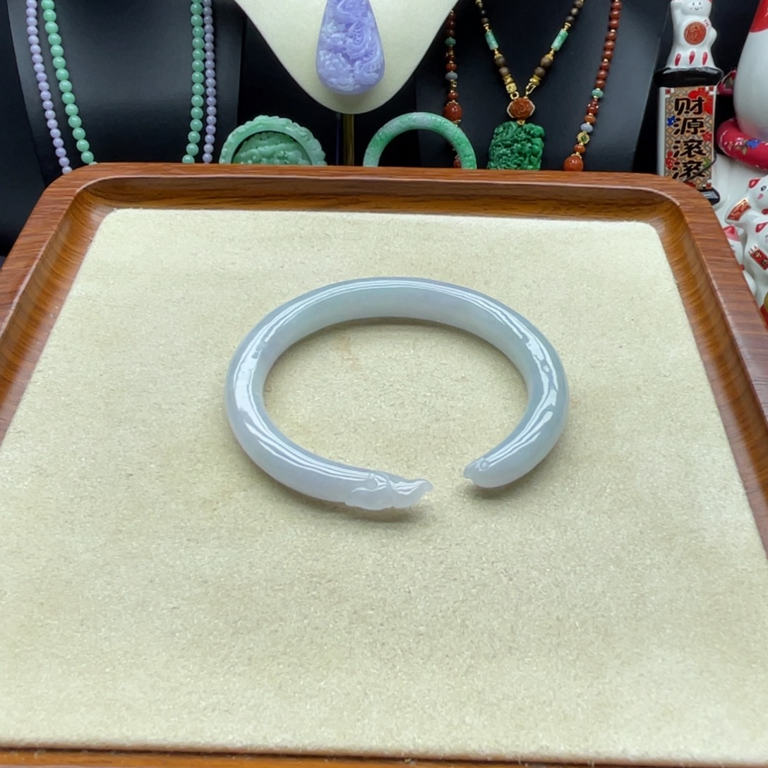 翡翠未镶嵌手镯翡翠手镯贵妃57