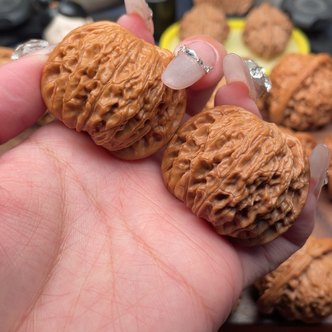 文玩核桃把件全品，正磨41