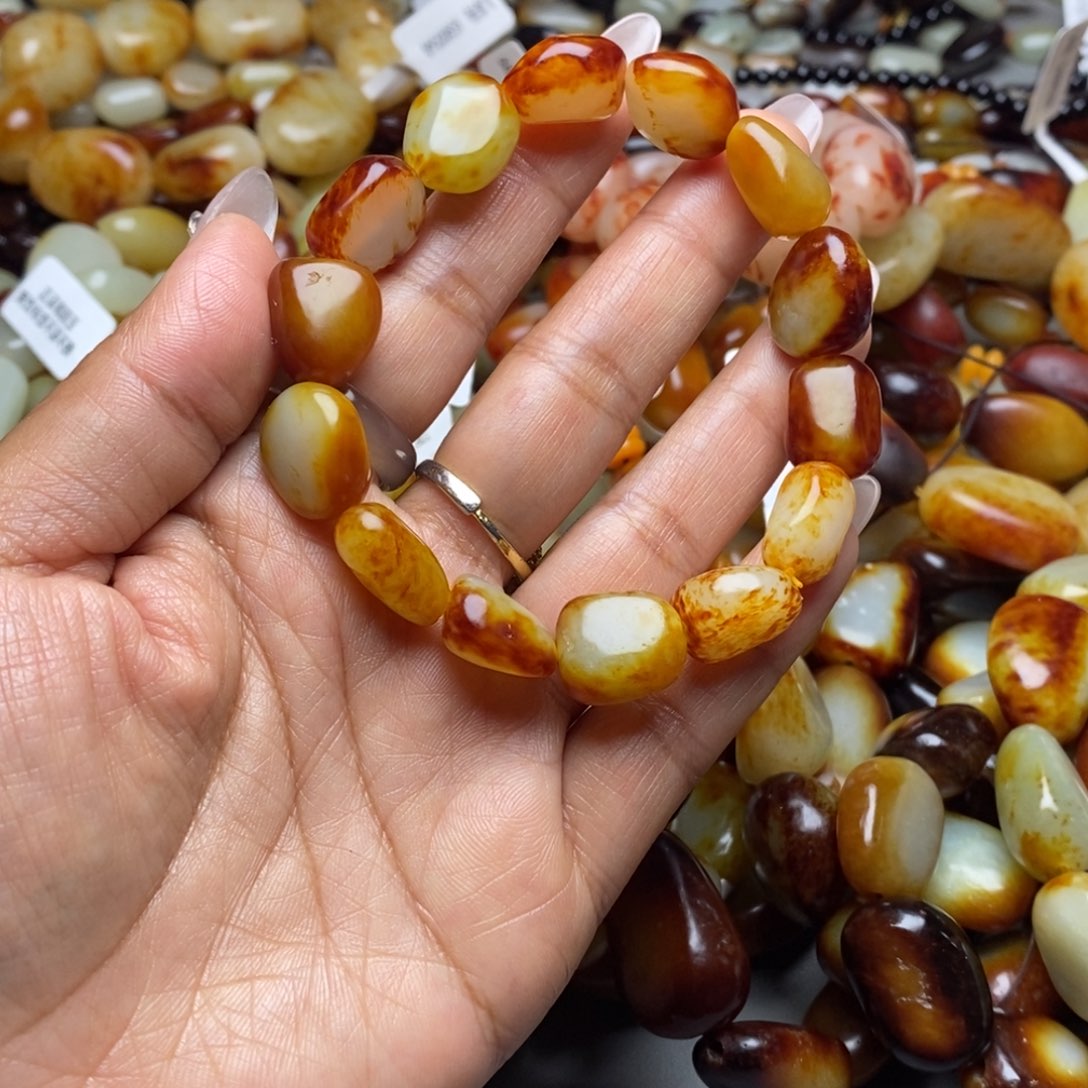 和田玉手链未镶嵌