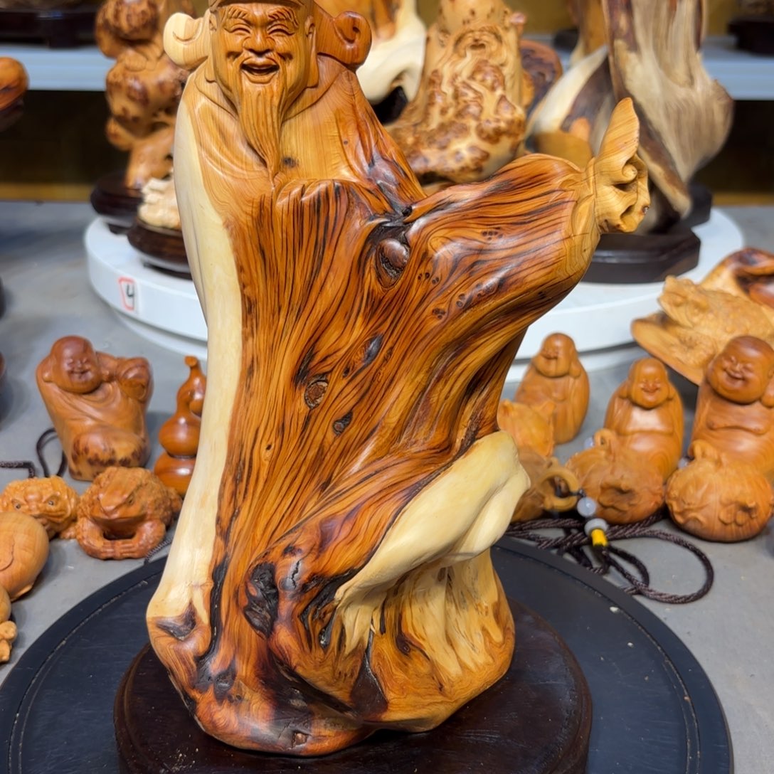 柏木（崖柏）太行崖柏财神爷