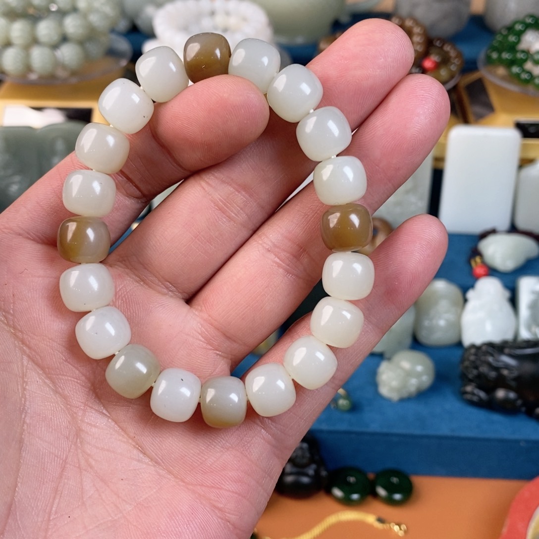 和田玉（糖玉）手链未镶嵌