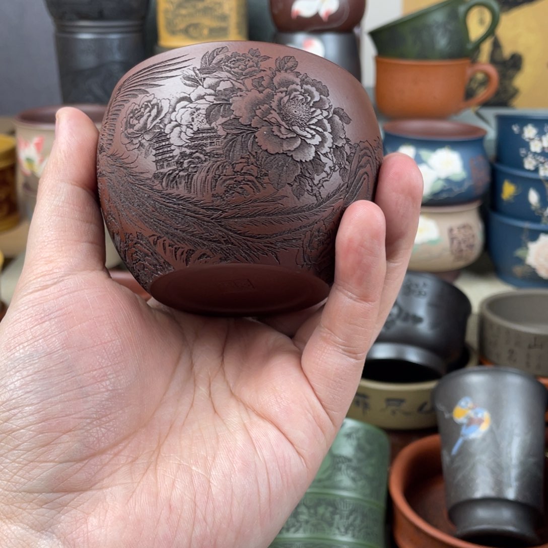 紫砂茶杯紫砂茶杯