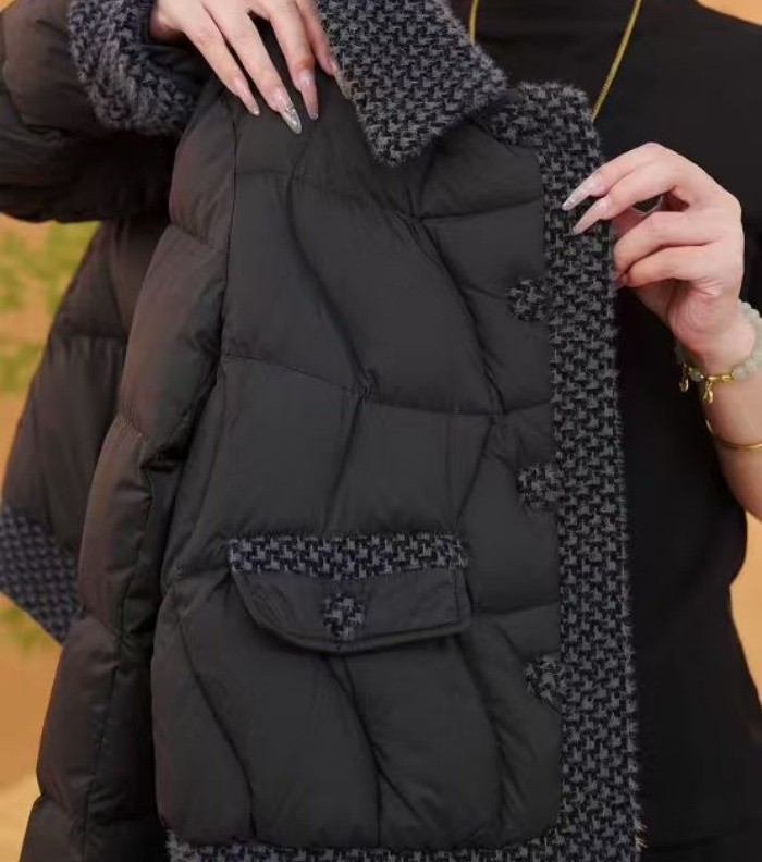【进口品质】 金缕衣 2025新款保暖加厚鸭绒羽绒服外套D318周小娇