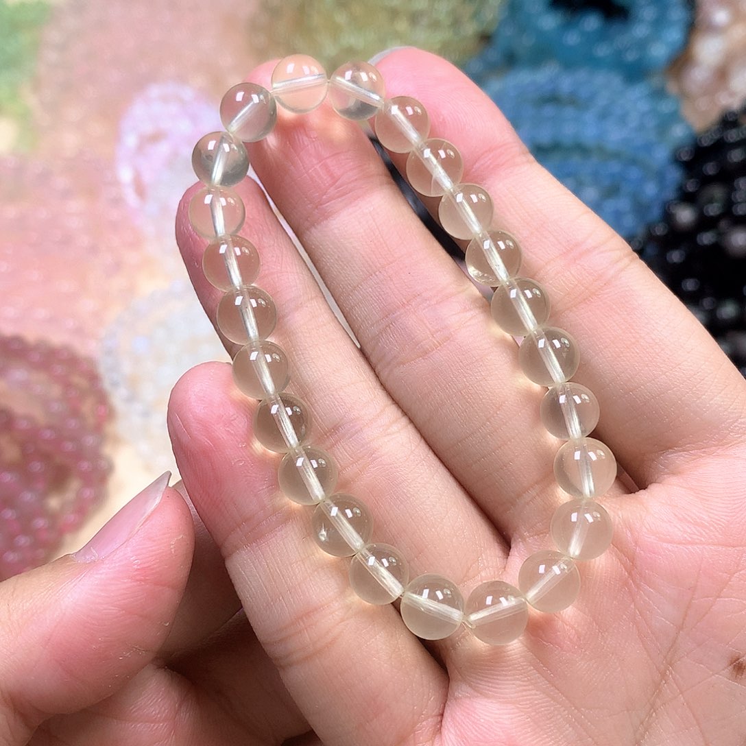 水晶手链未镶嵌天然