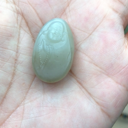 和田玉（青白玉）颈饰未镶嵌