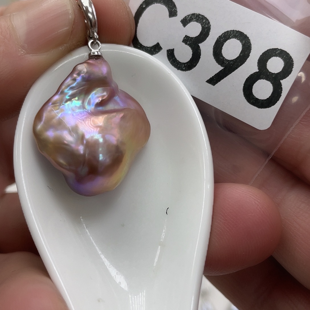 淡水珍珠颈饰银S925镶嵌