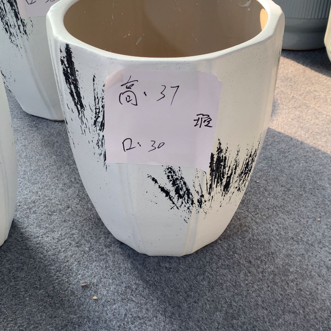 高温陶瓷花盆微瑕