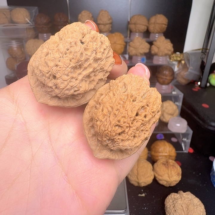 把件文玩核桃21号车39尺寸放漏蛙