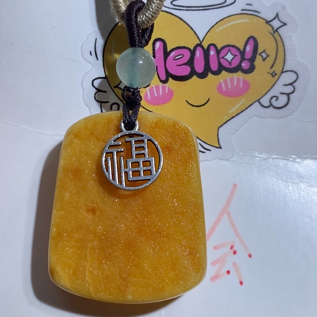 定制琥珀未镶嵌蜜蜡吊坠