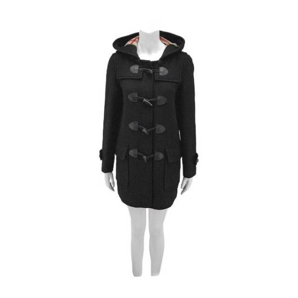 妃鱼/博柏利/丝缎、羊毛、亮片/大衣/95新/z零二一一