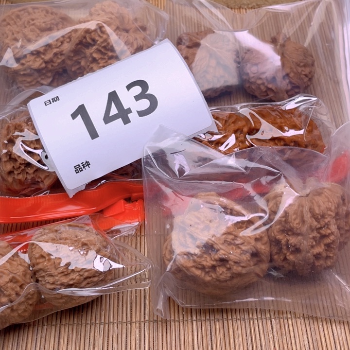 文玩核桃把件143号6对带练手粗筋