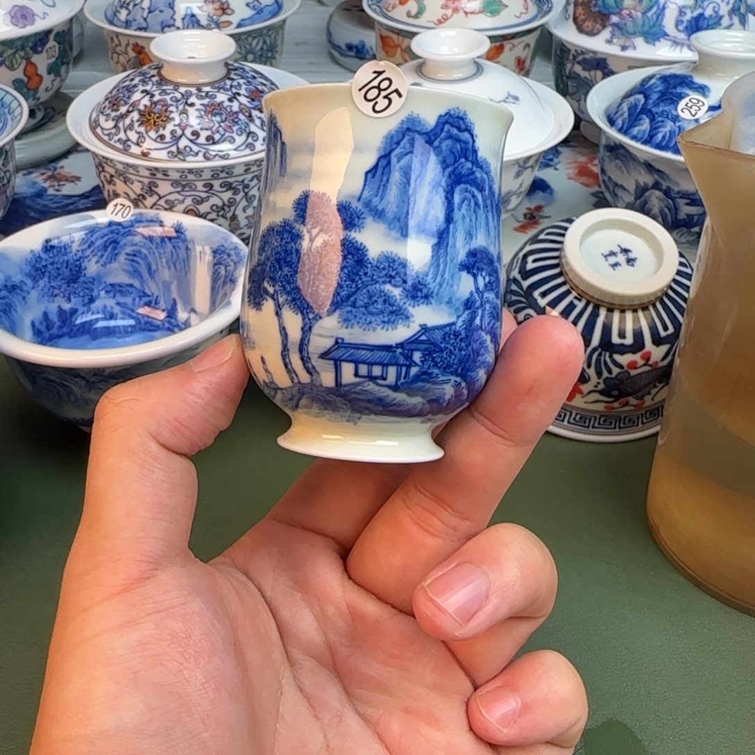 彦祖纯手工手绘茶具185