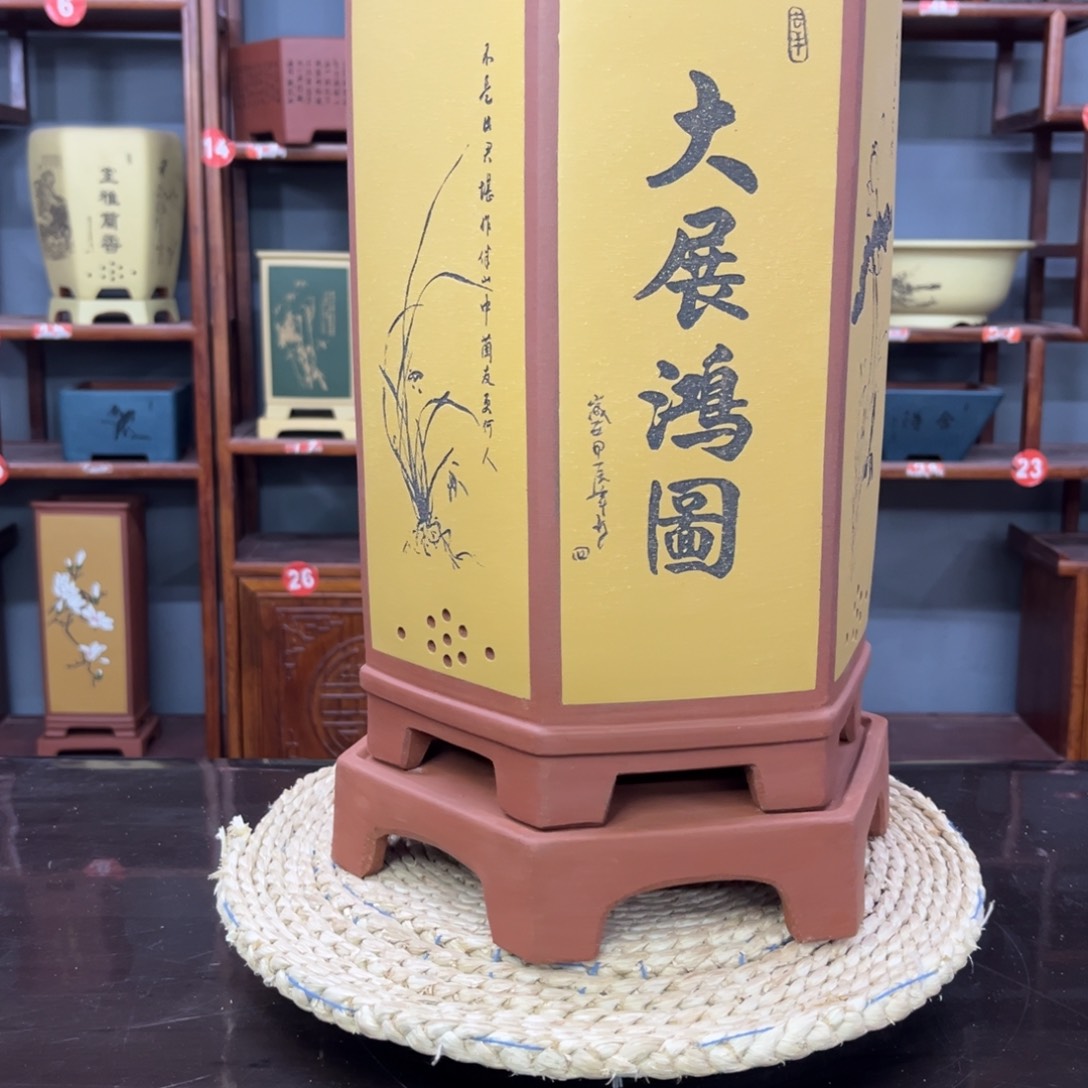 紫砂花盆紫砂花盆